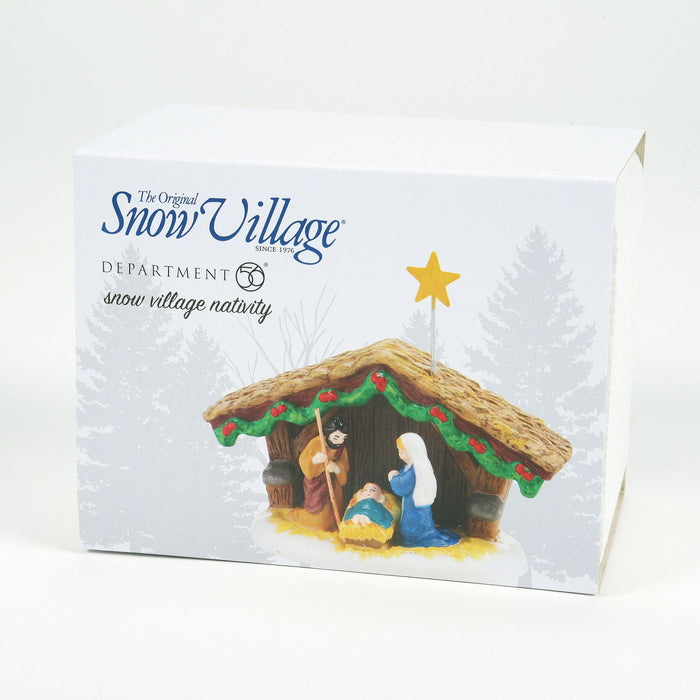 Snow Village Nativity