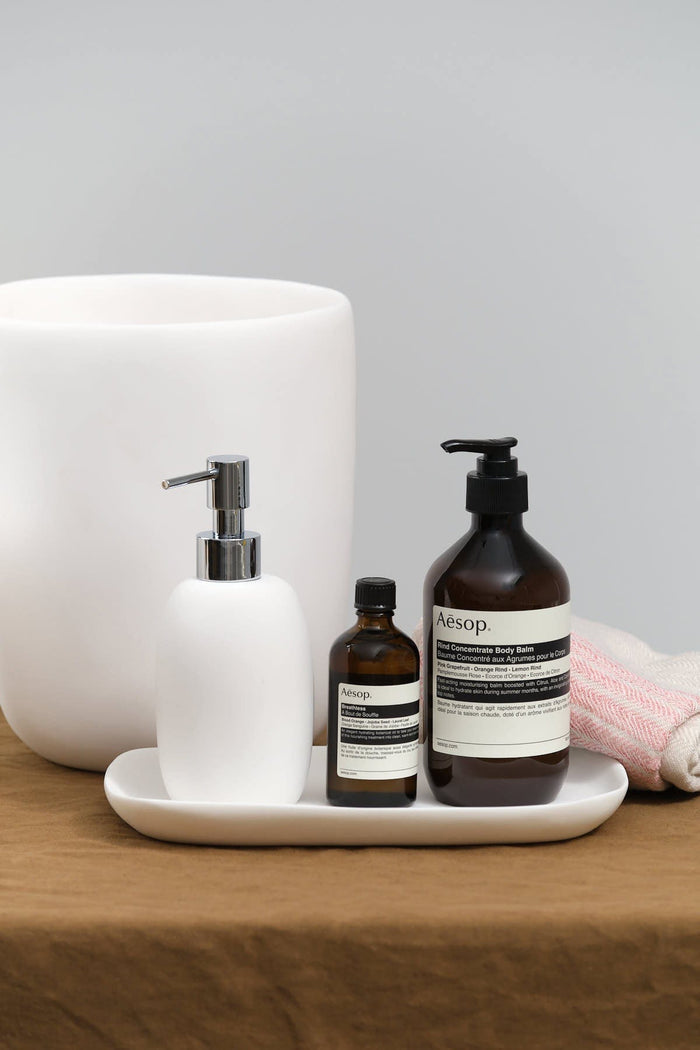 Tina Frey Designs Home Bath Accessories Soap Dispenser White / 3" L X 3" W X 7" H