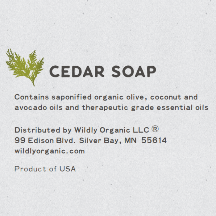 Soap, Natural, Cedar
