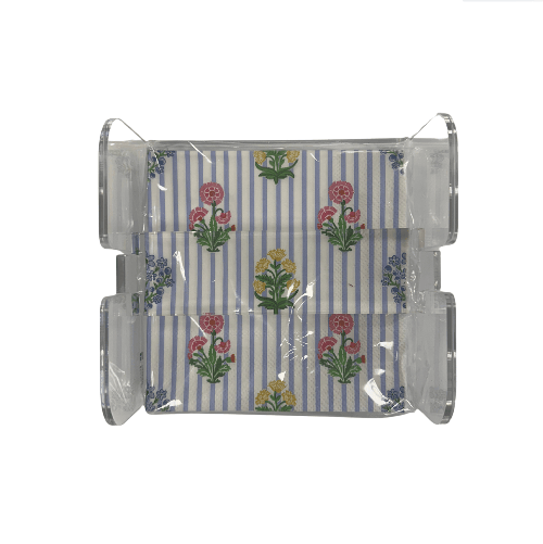 Huang Acrylic Solid Bar Cocktail Size Napkin Holder
