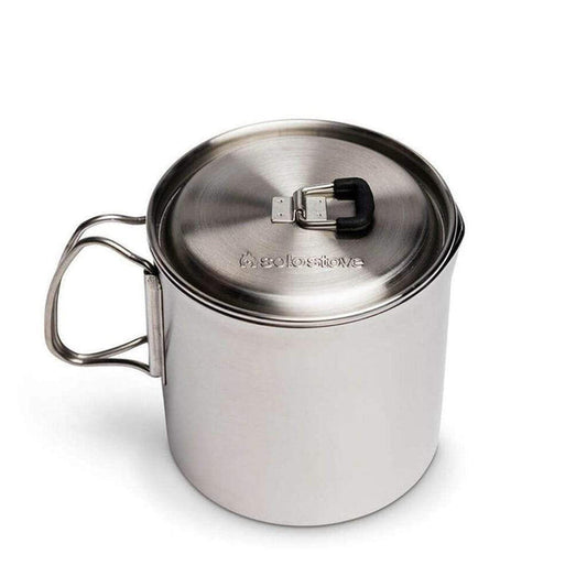Solo Stove Pot 900 30 oz Lightweight Stainless Steel Cooking Pot