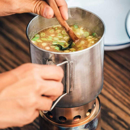 Solo Stove Pot 900 30 oz Lightweight Stainless Steel Cooking Pot