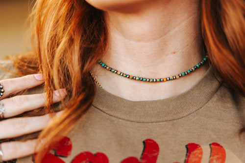 Spiny Oyster and Silver Pearls Beaded Choker