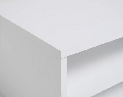 Habitat Squares 1 Drawer TV Unit - White ( B Grade 35899 )