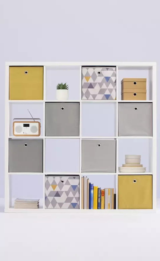 Squares Plus 16 Cube Storage Unit - White | Modular Home Storage