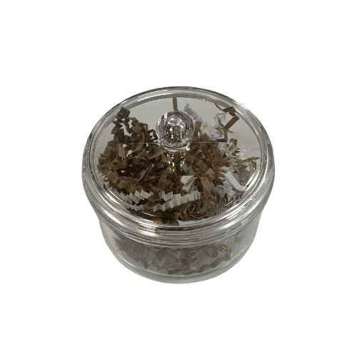 Huang Acrylic Stackable Round Dish W/ Lid