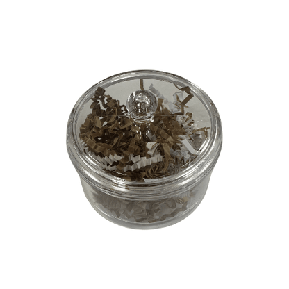 Huang Acrylic Stackable Round Dish W/ Lid