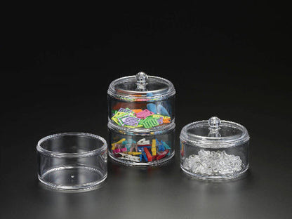 Huang Acrylic Stackable Round Dish W/ Lid