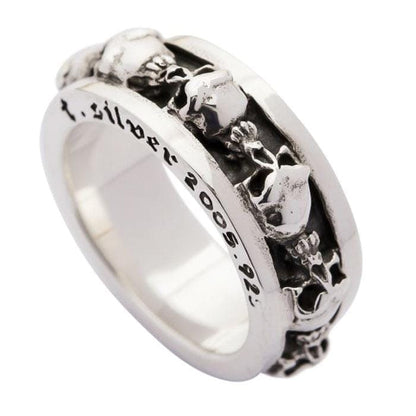 Handcrafted Stack Skull Ring