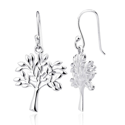 Sterling Silver Small Tree Earrings (96000)