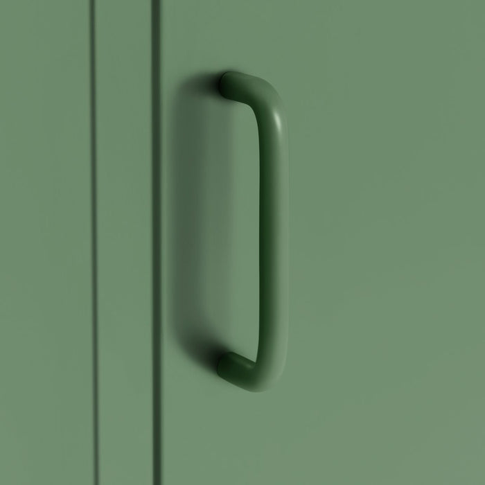 Stevie Tall 1 Door 4 Shelf Locker - Green | Vertical Space Solution