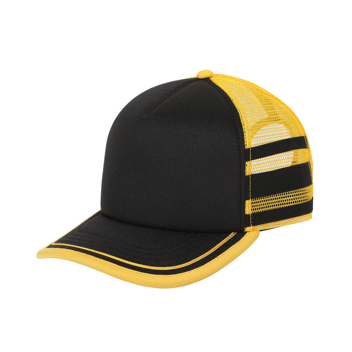 Stranger Things - Dustin Henderson Black & Yellow Cosplay Trucker Hat