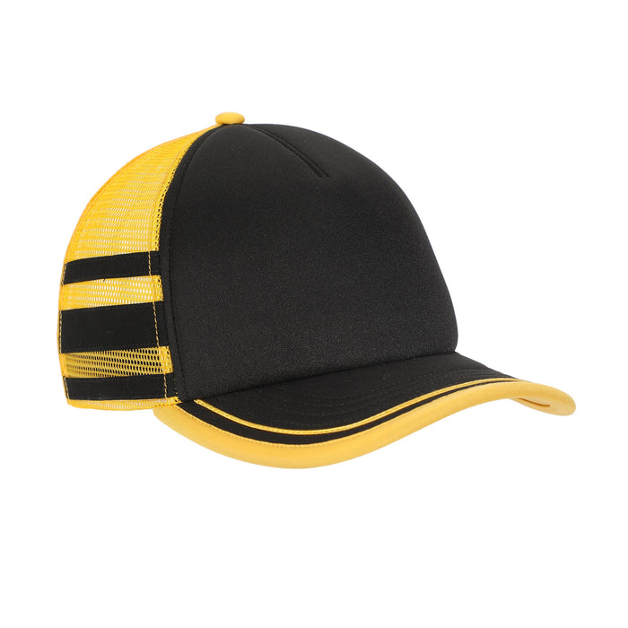 Stranger Things - Dustin Henderson Black & Yellow Cosplay Trucker Hat
