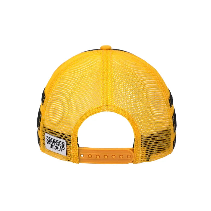 Stranger Things - Dustin Henderson Black & Yellow Cosplay Trucker Hat