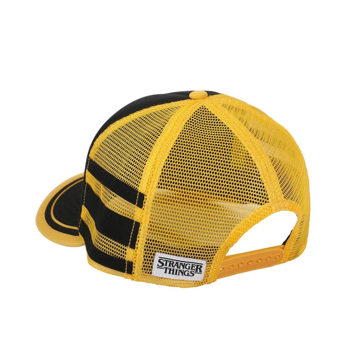 Stranger Things - Dustin Henderson Black & Yellow Cosplay Trucker Hat