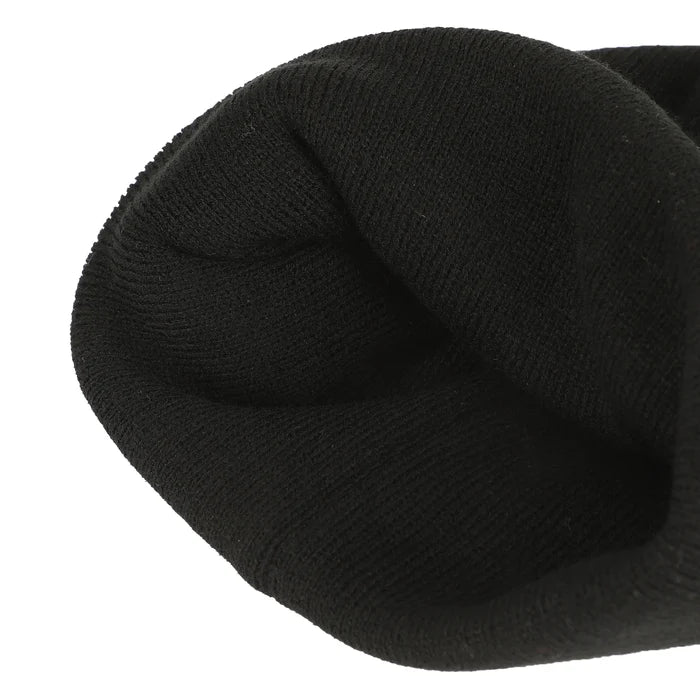 Stranger Things - Hellfire Club Embroidery On Black Acrylic Knit Cuff Beanie - Kryptonite Character Store