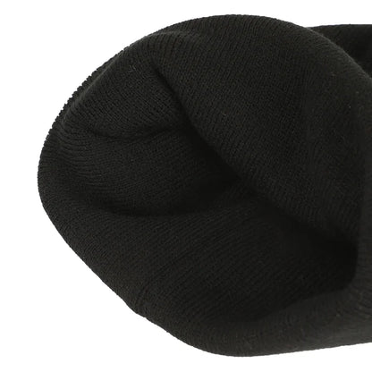 Stranger Things - Hellfire Club Embroidery On Black Acrylic Knit Cuff Beanie - Kryptonite Character Store