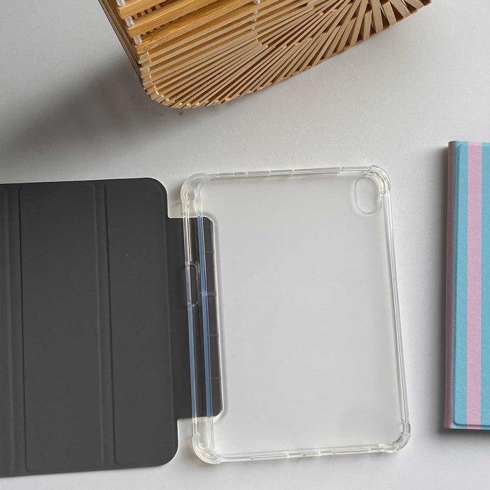 Stripe Pattern iPad Case - Light Blue&Pink