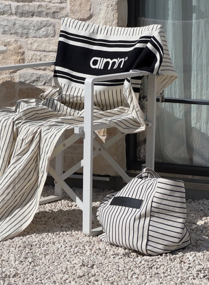 Café Au Lait Striped Hamam Towel