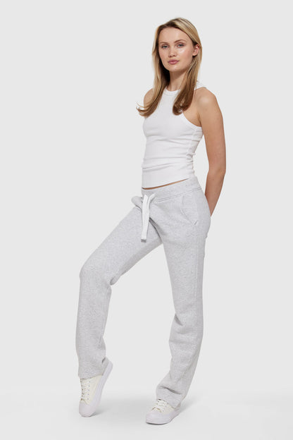 Sweatpant Girl Straight Leg Long Edition Light Grey