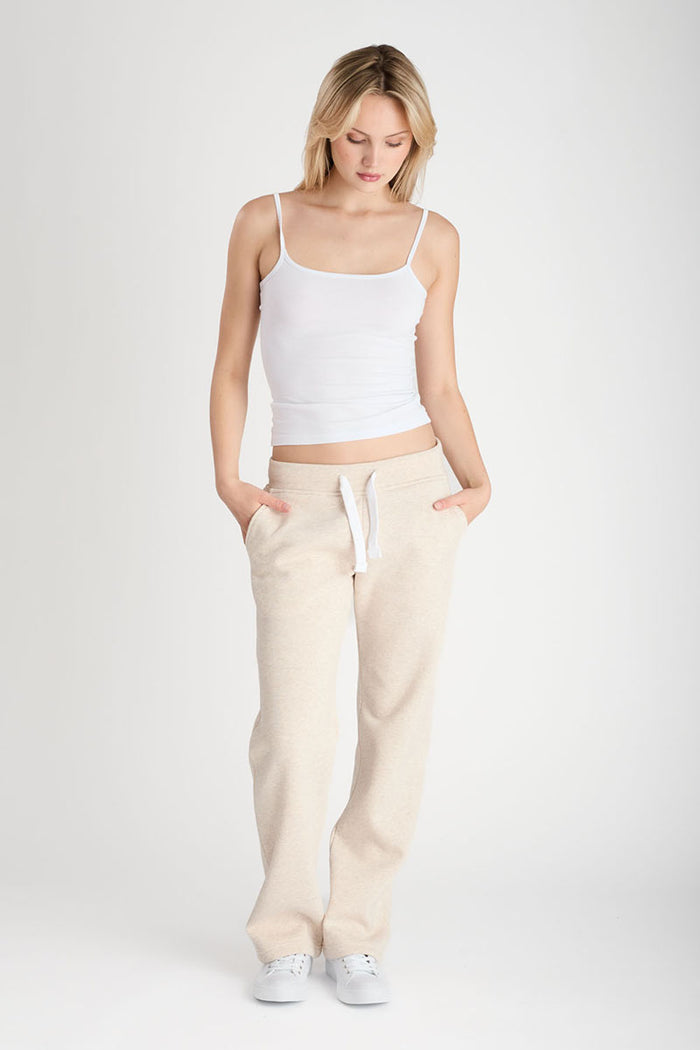 Sweatpants Girl Straight Latte melange