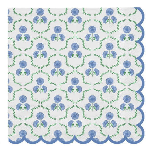 Mary Square Cocktail Napkin Sweetbriar Lattice