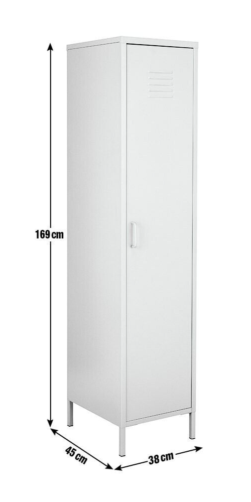 Habitat Tall 1 Door 4 Shelf Locker - Red ( B Grade 47567 )
