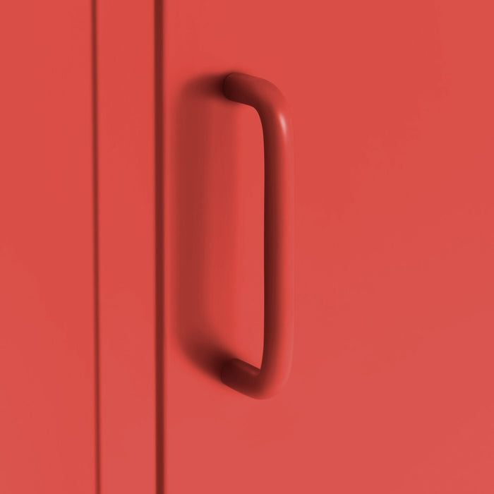 Habitat Tall 1 Door 4 Shelf Locker - Red ( B Grade 47567 )