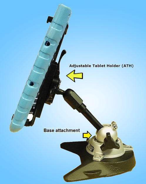 Tall Tablet Stand w/Adjustable Tablet Holder