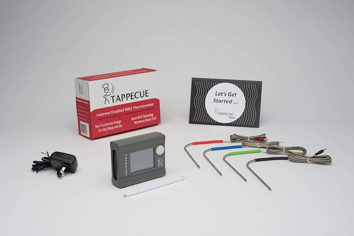 Tappecue Touch - 4 Probe WiFi BBQ Thermometer - Smoker Guru