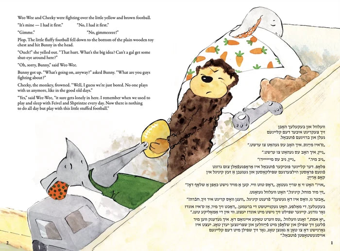 The Old Toy Chest by Esther Himelstein Bilingual edition
