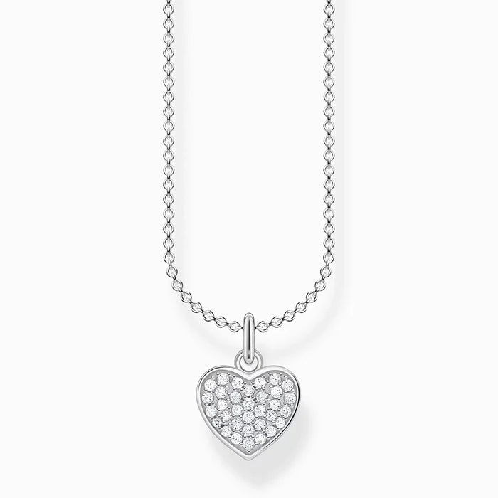 Thomas Sabo Kette Herz Pavé silber – KE2046-051-14-L45V