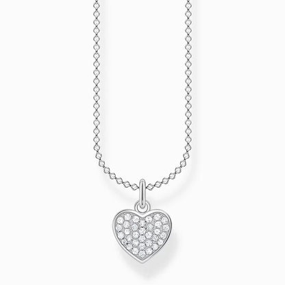 Thomas Sabo Kette Herz Pavé silber – KE2046-051-14-L45V