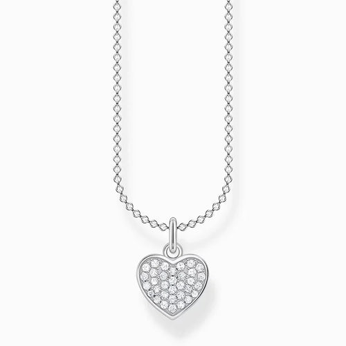 Thomas Sabo Kette Herz Pavé silber – KE2046-051-14-L45V