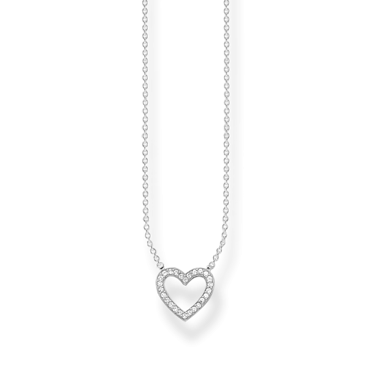 Thomas Sabo Kette Herz weiße Steine – SCKE150166