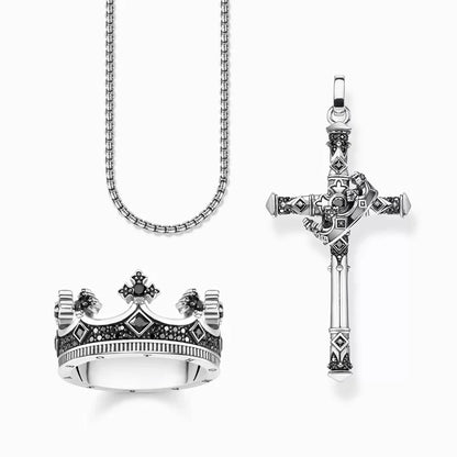 Thomas Sabo Venezia-Kette geschwärzt – KE1108-001-12-L53