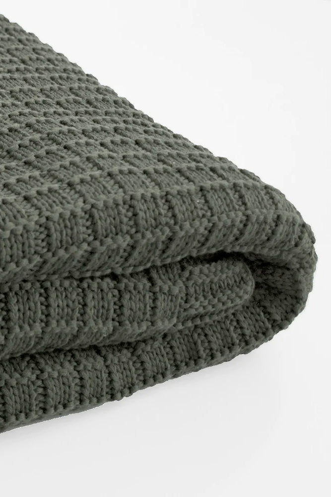 Throw - Tanami Cotton - Moss