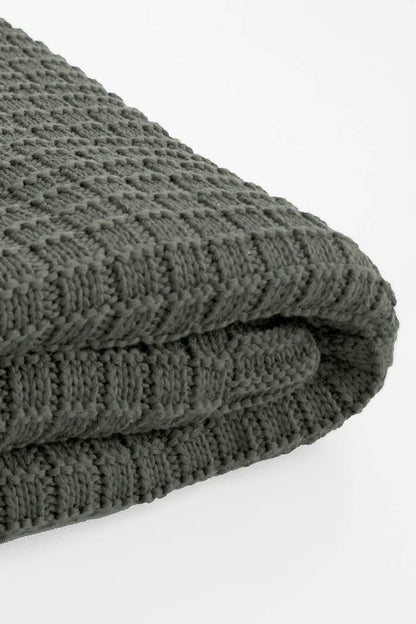 Throw - Tanami Cotton - Moss
