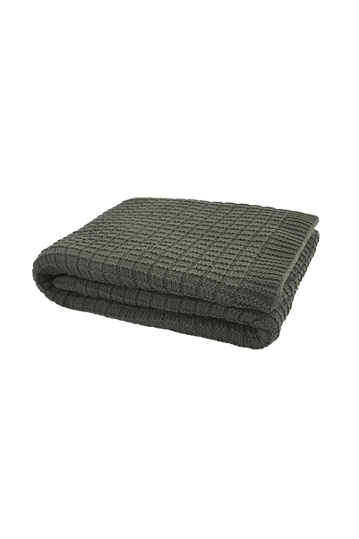 Throw - Tanami Cotton - Moss
