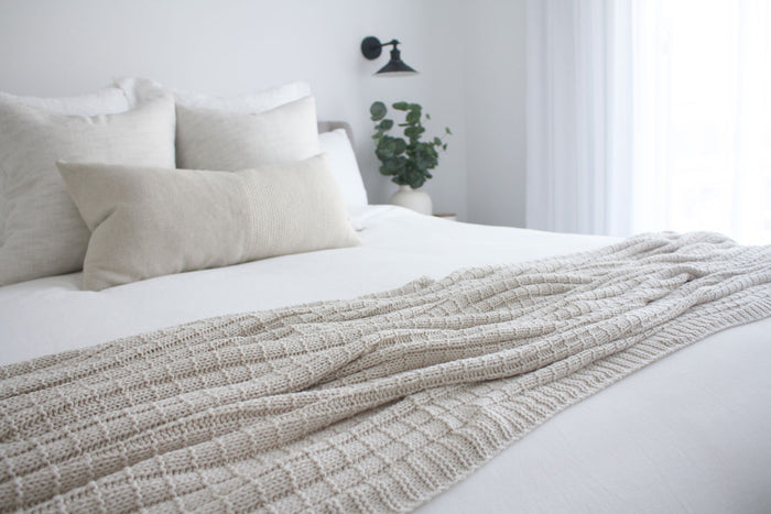 Throw - Tanami Cotton - Stone