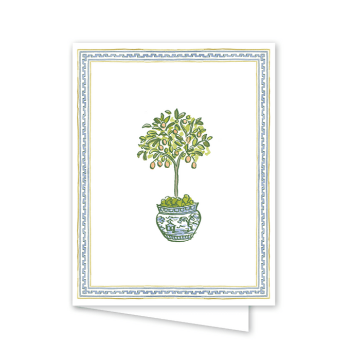 Dogwood Hill Boxed Set of 8 Cards Topiary Trimmings