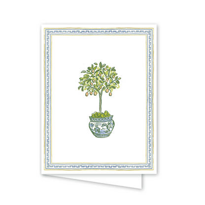 Dogwood Hill Boxed Set of 8 Cards Topiary Trimmings