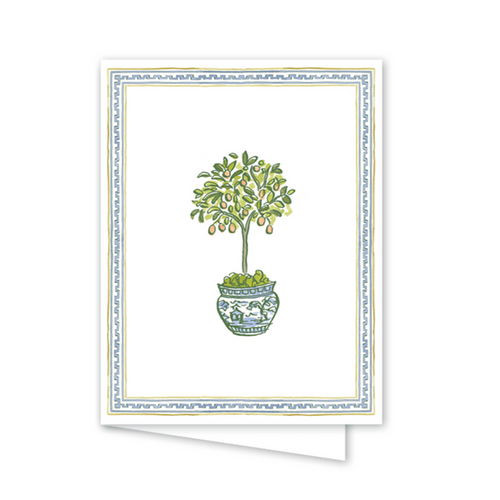 Dogwood Hill Boxed Set of 8 Cards Topiary Trimmings