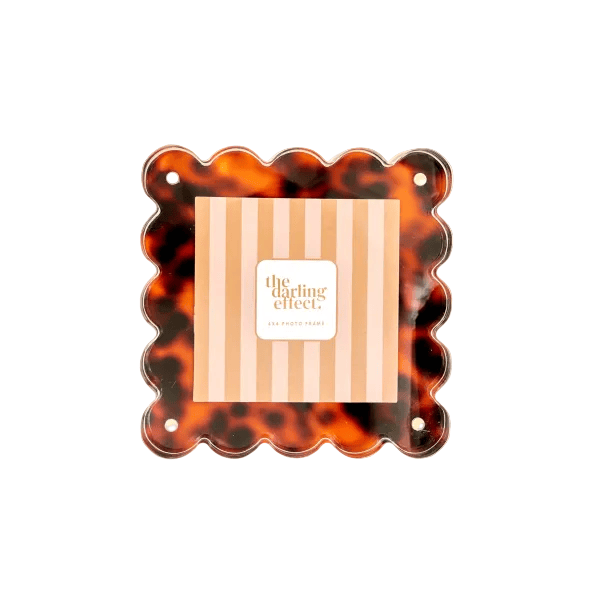 The Darling Effect Accessories Tortoise Acrylic Frame -Square