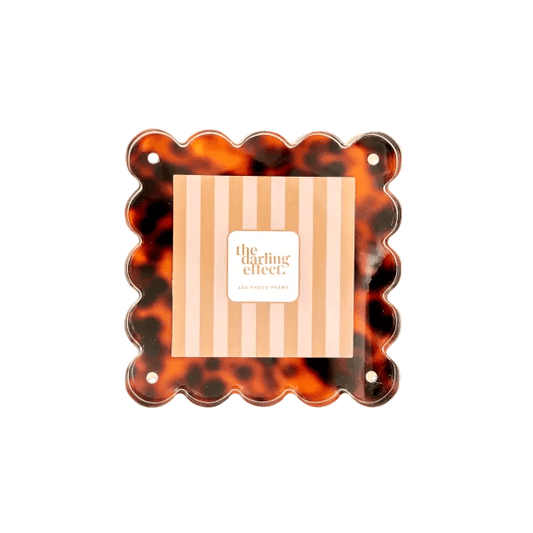 The Darling Effect Accessories Tortoise Acrylic Frame -Square