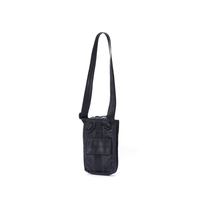 The back of the Travel Tech Pouch in black