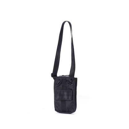 The back of the Travel Tech Pouch in black