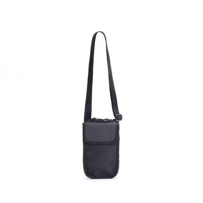 The full front of the Travel Tech Pouch in black