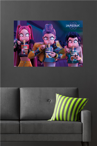 Trends International Netflix K-Pop Demon Hunters (2025) - Huntrix Noodles Wall Poster