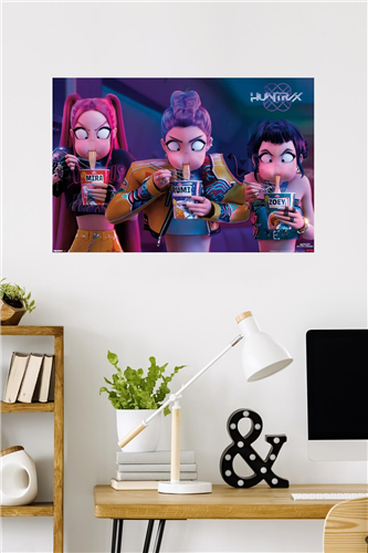 Trends International Netflix K-Pop Demon Hunters (2025) - Huntrix Noodles Wall Poster